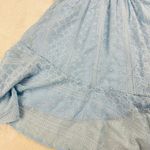Crystal Doll  Mini Dress Womens M Blue Floral Eyelet‎ Sleeveless Fairy Dollette Photo 10