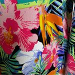 La Blanca Stretch Knit Floral Swim Cover Up Tunic Size L Photo 6