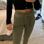 American Eagle Outfitters Flowy Pants Green Size XS Photo 0