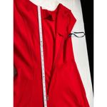 Tommy Hilfiger SKU 7616 Red Midi Dress With Cap Sleeves Size 10 Photo 14