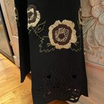 Ossira Black Floral Lace Pants Photo 1