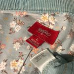 Mossimo Women's Corduroy SZ L Blazer Jacket Cotton 3 Button Teal Collar Preppy Green Size L Photo 7