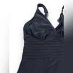 Aqua Green  - Black One Piece Swimsuit UPF 50 Size Small Photo 4