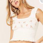 Jolt Women's Floral Embroidered Smocked
Tank Top Photo 10