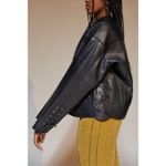 Urban Outfitters Free people Deadwood Canoo Leather Jacket Size 38 Photo 3