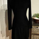 Jeanne Alexander Vintage Velvet Zip up Cover Mock Oversized Blazer Black Photo 2