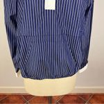 Sandy Liang  Pin Stripe Popver Long Sleeve Top Photo 3