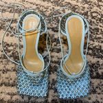 Bottega Veneta Sparkle Stretch High-Heel Sandals Size 36.5 Photo 0