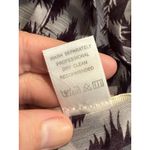 Sheer Sleeveless Striped Top White Back Medium Blouse Shirt Flowy‎ High Low Photo 7