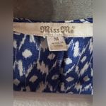 Miss Me  Embroidered Kimono Desert Sky Open Front NWOT Blue/White Boho Festival Photo 4