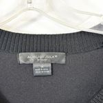 August Silk Plus Size 1X Sweater Black Silk Lace Faux Set Career Office 1368 Photo 2