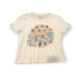 Karl Lagerfeld Paris Women's White Graphic Tee Top T-Shirt Short Sleeve Photo 1