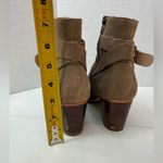 Sole Society  tan suede buckle block ankle boots size 8 Photo 7