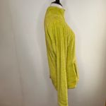 The North Face  Florescent Yellow Green Zip Pullover Size Medium Photo 7