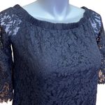 Sophie Rue  Black Lace Off The Shoulder Top Size XL Photo 1