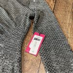 Vince Camuto NEW Women's Silver Sparkle Holiday Longsleeve Ruched Dress Sz 2 Photo 1