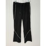 Versace  Sport Track Pants White Stripe Drawstring Lounge Sweatpants Black‎ Large Photo 9