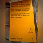 DKNY  Tan Ribbed Cropped High Neck Racerback Tank NWT Photo 5