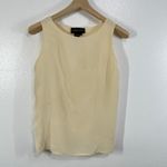 Classiques Entier 100% Silk Tank Top Beige Sleeveless Blouse Women 6 Minimalist Photo 1
