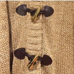 Michael kors poncho zipper sweater cape size large Tan Photo 3