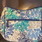 Vera Bradley  Blue and Green Leaf Pattern Shoulder Bag Photo 3