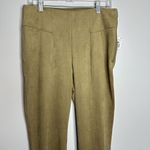Good American Women's NEW Size 4 Suede Classic Pant Caramel High Rise Business Photo 1