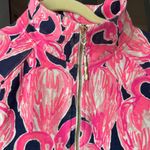 Lilly Pulitzer Zip up Jacket Skipper Popover Flamingo print Resortwear active Photo 4