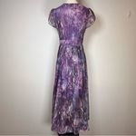 SunnyRight Flutter Sleeve Rhinestone Embellished Purple Dress Women’s Medium Pink Photo 5