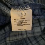 Brandy Melville J Galt, Blue plaid mini skirt with buckle. Photo 6