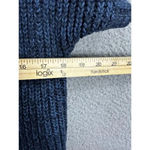 st. john's bay  sweater dress womens large blue short sleeve v neck‎ pullover knit Photo 3