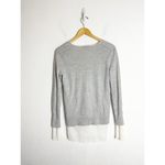 Rag and Bone  Alyssa Merino Wool Cardigan Gray Size Medium Lightweight Button Chic Photo 11