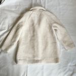 Sézane NWT ISÉE COAT White WOOL soft SZ42 us10 bust44 Photo 4