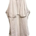 NWT Jonathan Simkhai Elara Ruched Bodysuit In White | Size XS White Photo 0