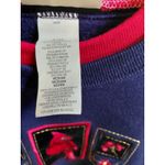Top Stitch by Morning Sun Navy Blue Cardinal Bird Embroidered Size M Size M Photo 4