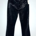 Citizens of Humanity NEW  Isola Cropped Boot Cut in Black Velvet Sz 28 Photo 2