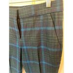 Pendleton Pendenton blue plaid skinny pants women’s size 4 nwt 100% virgin wool Photo 1