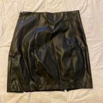Forever 21 Black Leather Skirt Photo 1