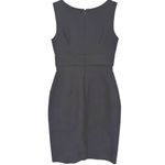 Kay Unger Kay‎ Unger Womens Black Floral Jacquard Sleeveless V-Neck Cocktail Dress Size 2 Photo 1