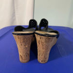 Franco Sarto , Black laser cut wedges size 9.5M Photo 2