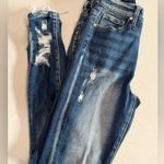 BKE  Distressed Skinny Jeans in Dark Blue Photo 0
