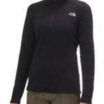 The North Face  TKA100 black quarter zip fleece M Photo 0