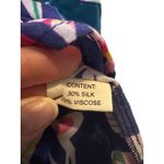 CeliaB Barbara Floral Crepe Dress – Navy – Size XS Blue Photo 13