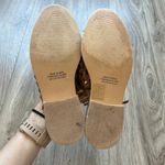 Free People  Mirage Woven Leather Flat Sandals in Brown EU Size 37 Photo 5