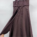 David's Bridal  truffle Brown womens Dress size 6 style F12942 formal prom bridal Photo 7