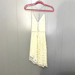 NBD  Revolve Cream Only Yours Lace Asymmetrical Strappy Back Mini Dress XS Photo 4