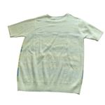 TanJay VTG Womens Medium Short Sleeve Elastic Waistband Daisy Flowers Grannycore Photo 2