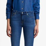 7 For All Mankind Medium Wash Kimmie Straight-Leg Jeans - Size - 27 Photo 0