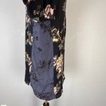 Little Journeys Chicago Womens Luna Top Shirt Size M Boho Floral Jersey Cotton Size M Photo 5