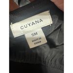 Cuyana  Black 100% Silk Asymmetrical A-Line Midi Skirt Elastic Waist Size S NWOT Photo 6