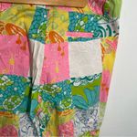 Lilly Pulitzer Vintage Cropped Patchwork Pant Pink Green Nautical 8 Photo 7